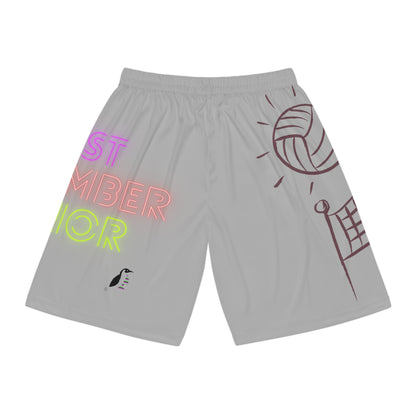 Basketball Shorts: Volleyball Lite Grey