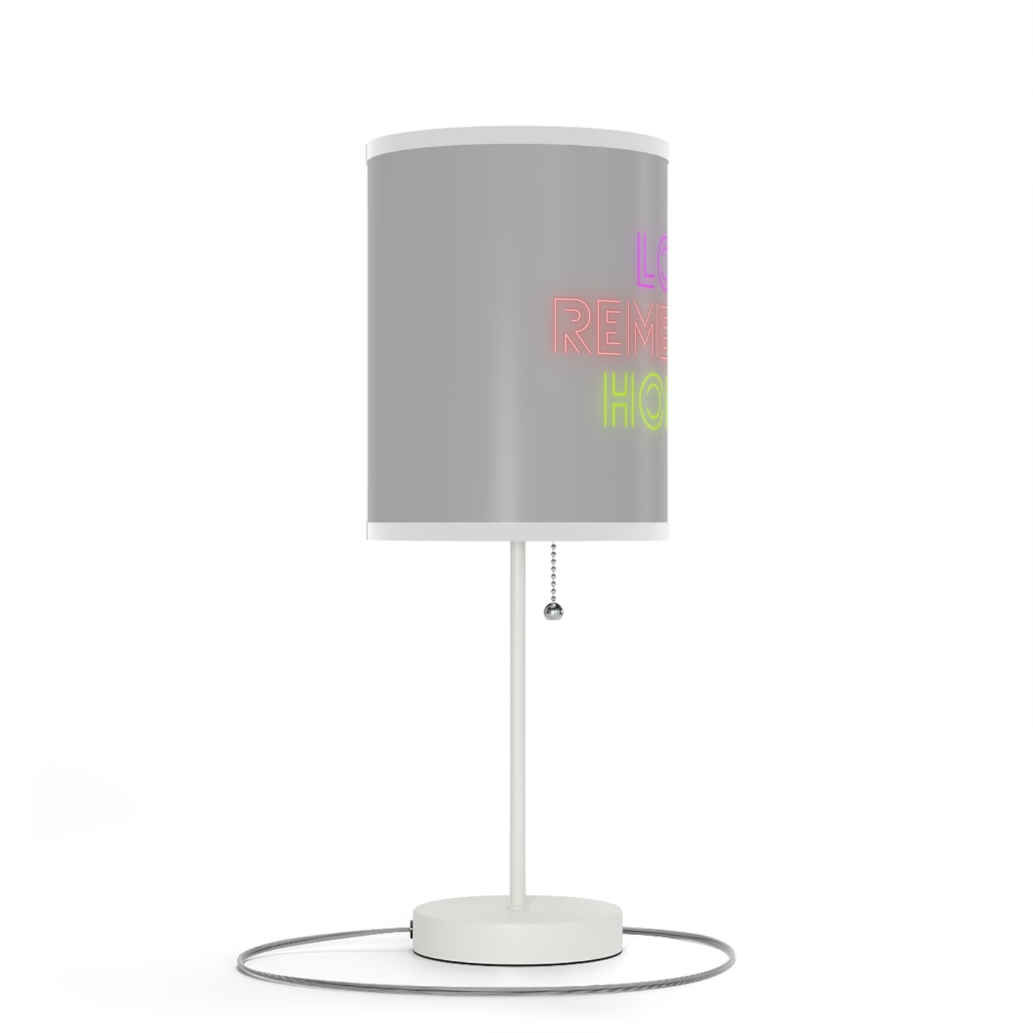 Lamp on a Stand, US|CA plug: Lost Remember Honor Lite Grey