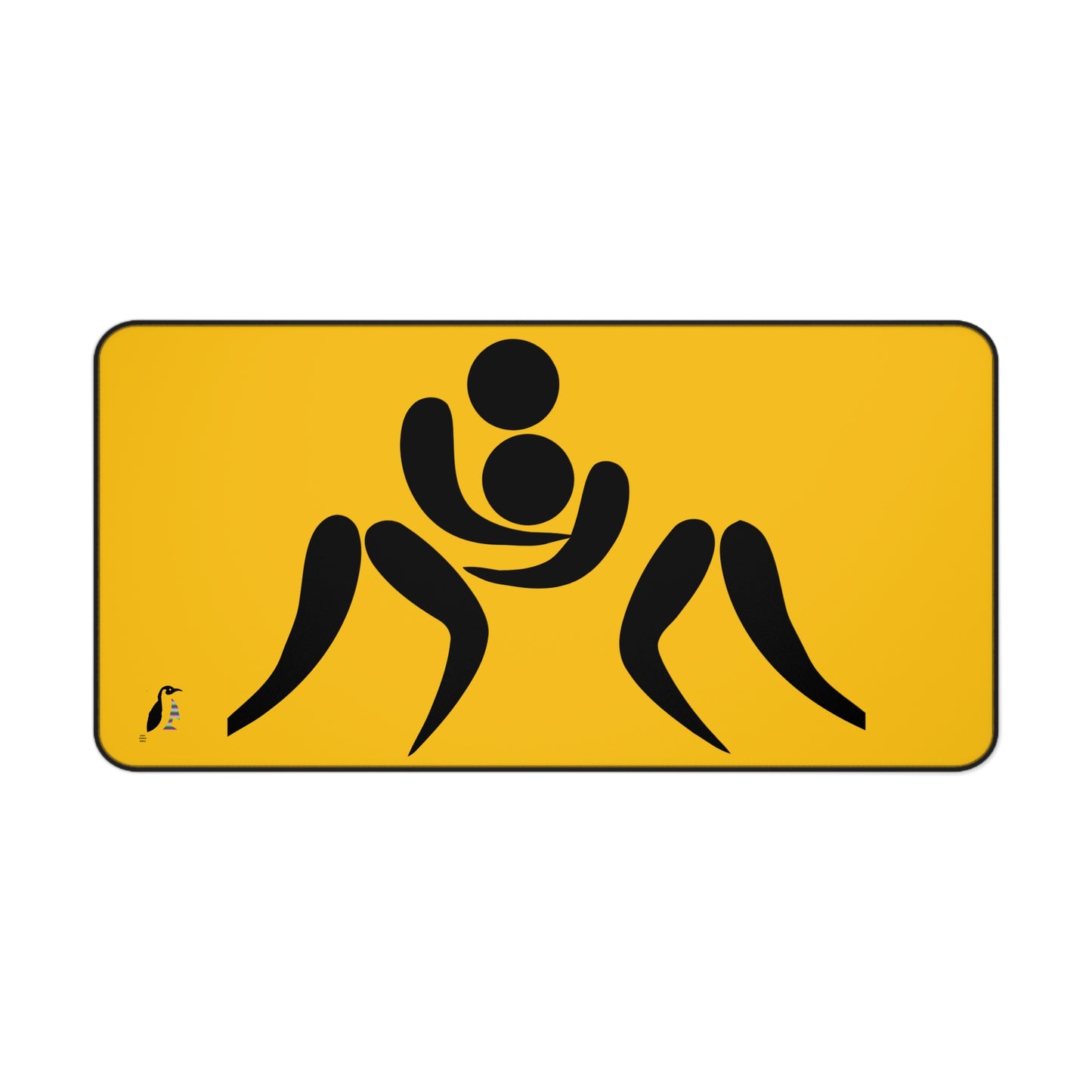 Desk Mat: Wrestling Yellow