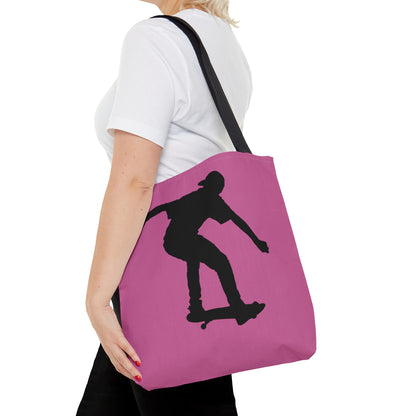 Tote Bag: Skateboarding Lite Pink