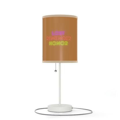 Lamp on a Stand, US|CA plug: Hockey Lite Brown