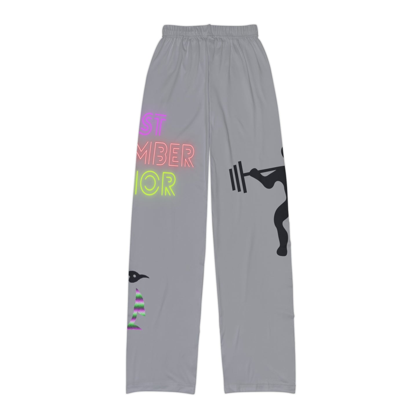 Kids Pajama Pants: Weightlifting Grey