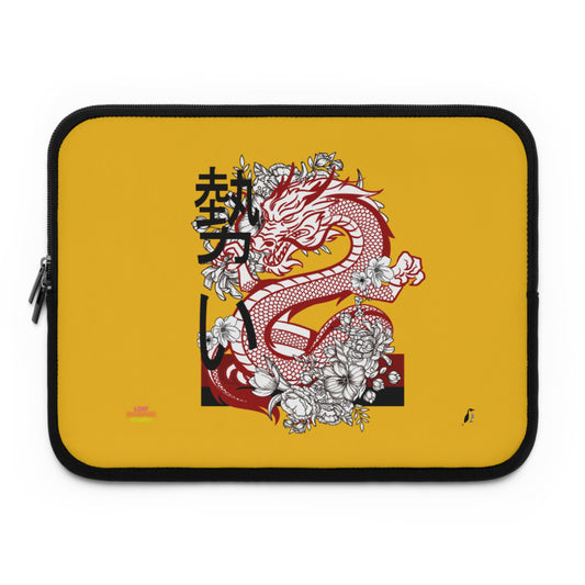 Laptop Sleeve: Dragons Yellow