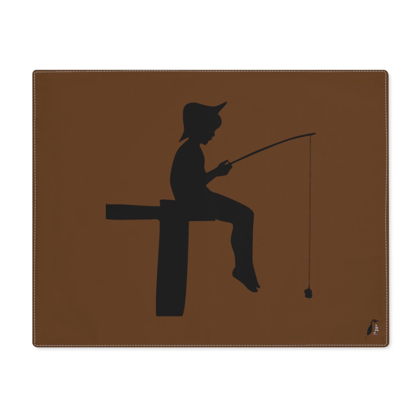 Placemat, 1pc: Fishing Brown