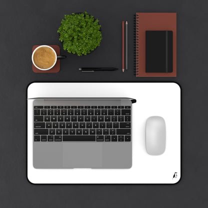 Desk Mat: Baseball White