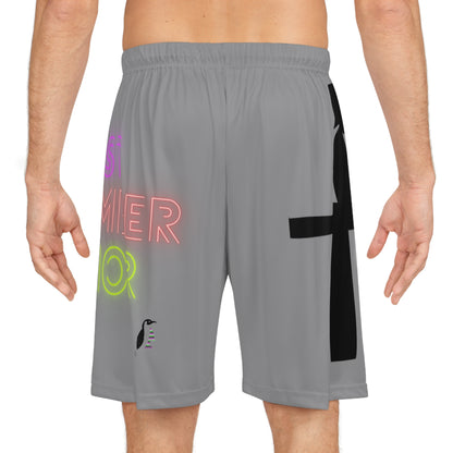 Basketball Shorts: Fishing Grey