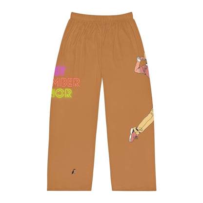 Men's Pajama Pants: Golf Lite Brown