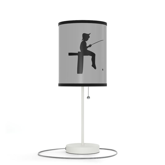Lamp on a Stand, US|CA plug: Fishing Lite Grey