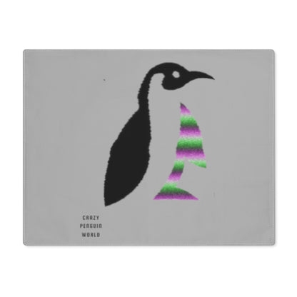 Placemat, 1pc: Crazy Penguin World Logo Lite Grey