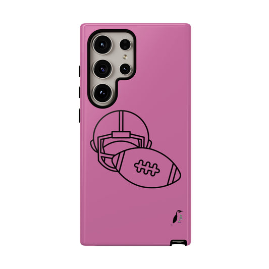 Tough Cases (for Samsung & Google): Football Lite Pink