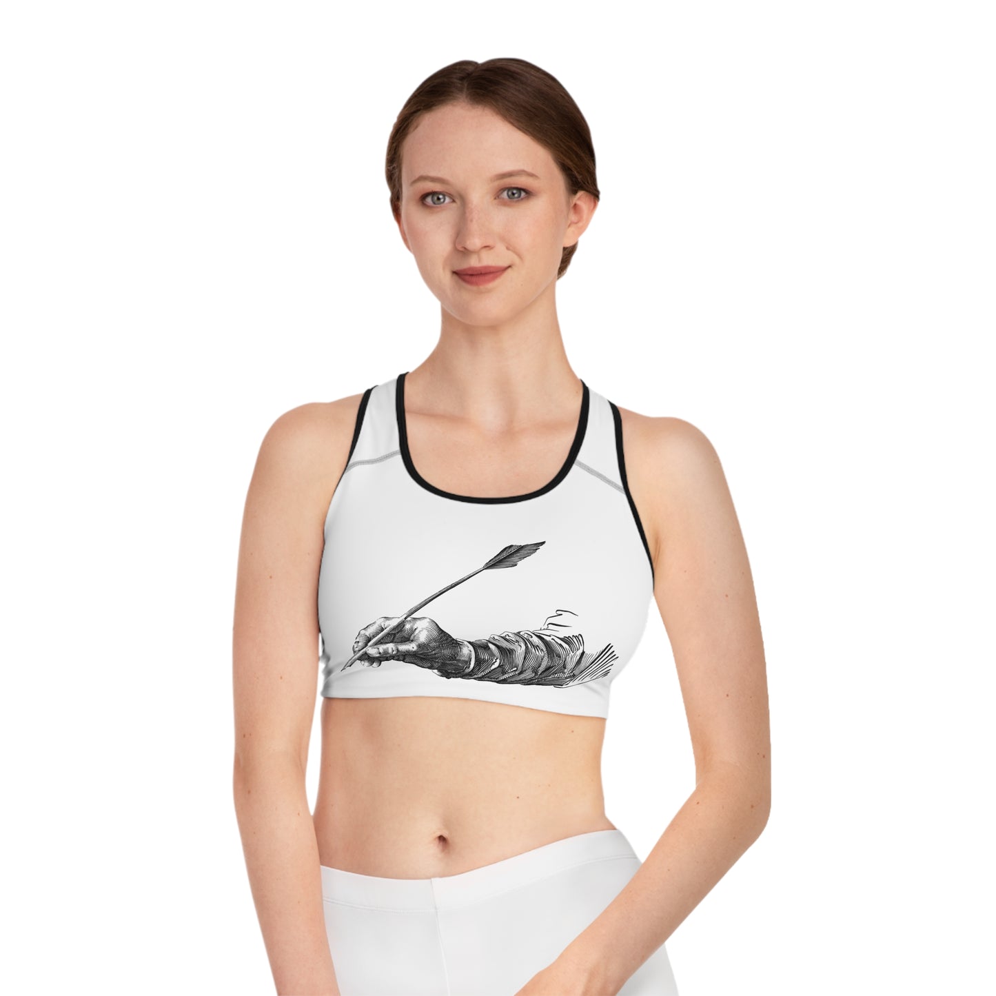 Sports Bra: Writing White