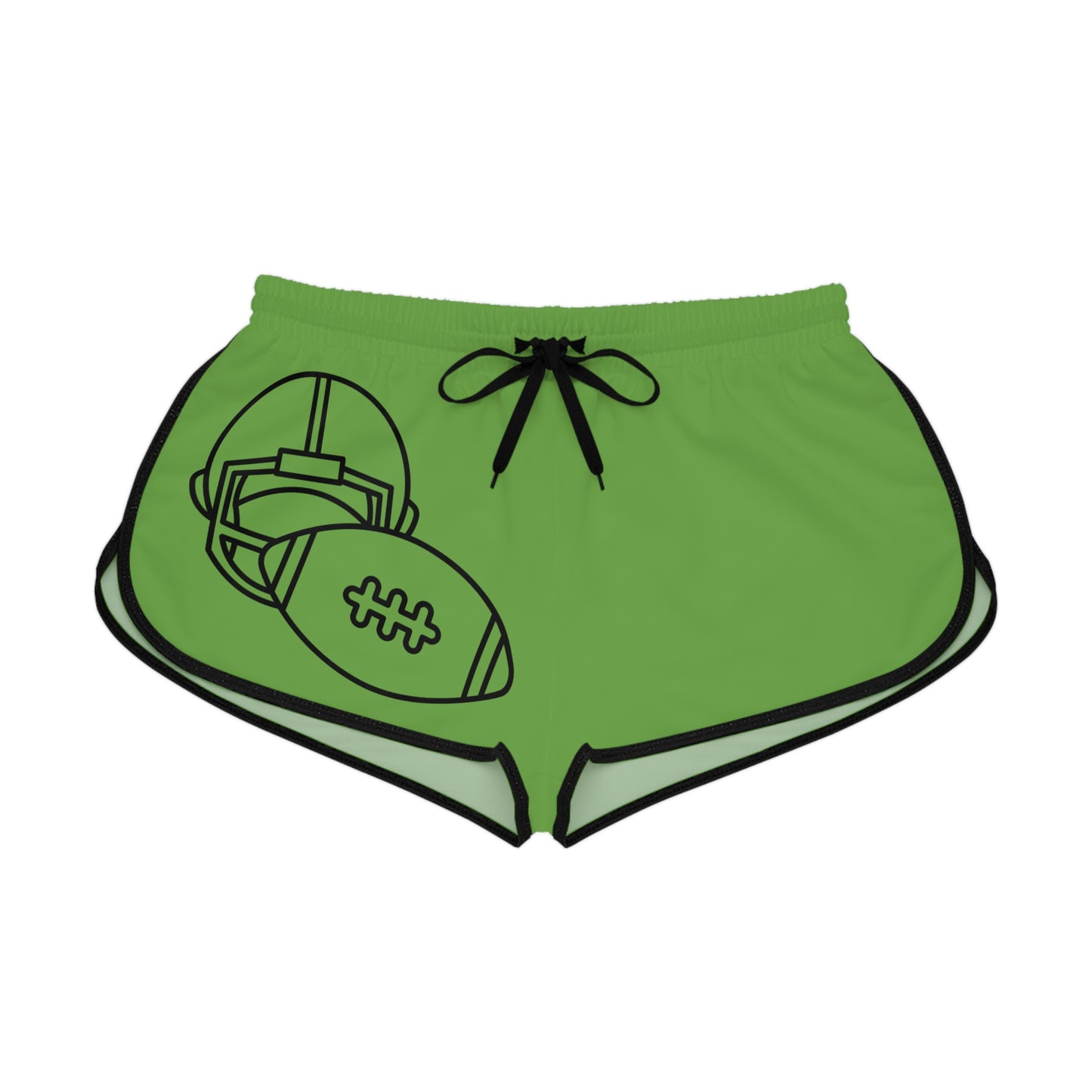 Women's Relaxed Shorts: Football Green