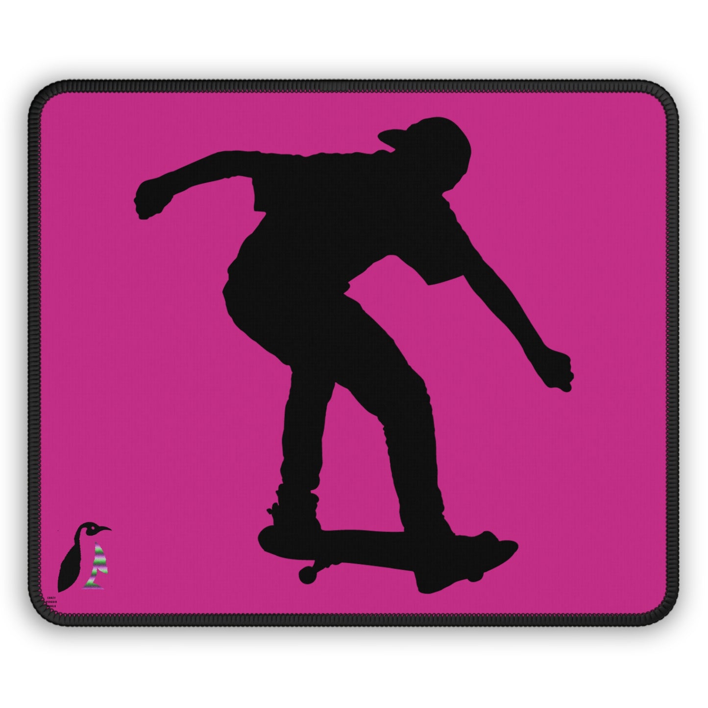 Gaming Mouse Pad: Skateboarding Pink