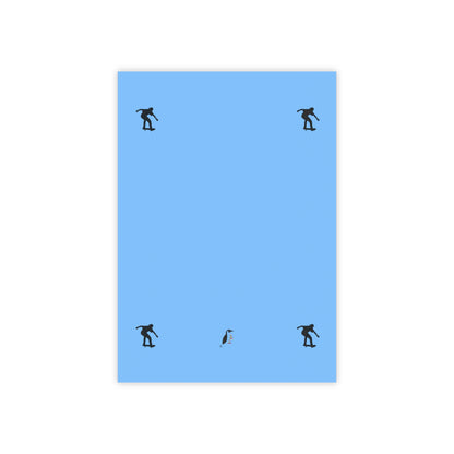 Post-it® Note Pads: Skateboarding Lite Blue