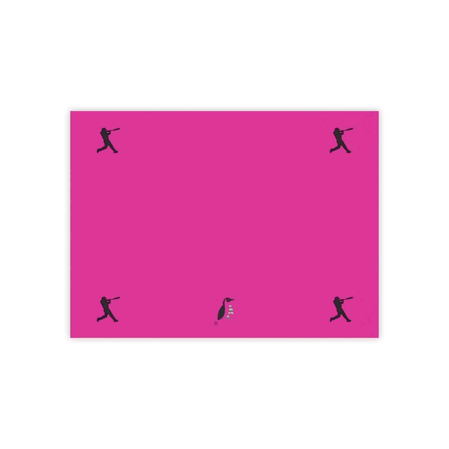 Post-it® Note Pads: Baseball Pink