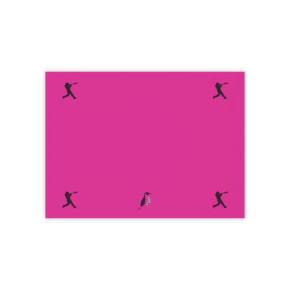 Post-it® Note Pads: Baseball Pink