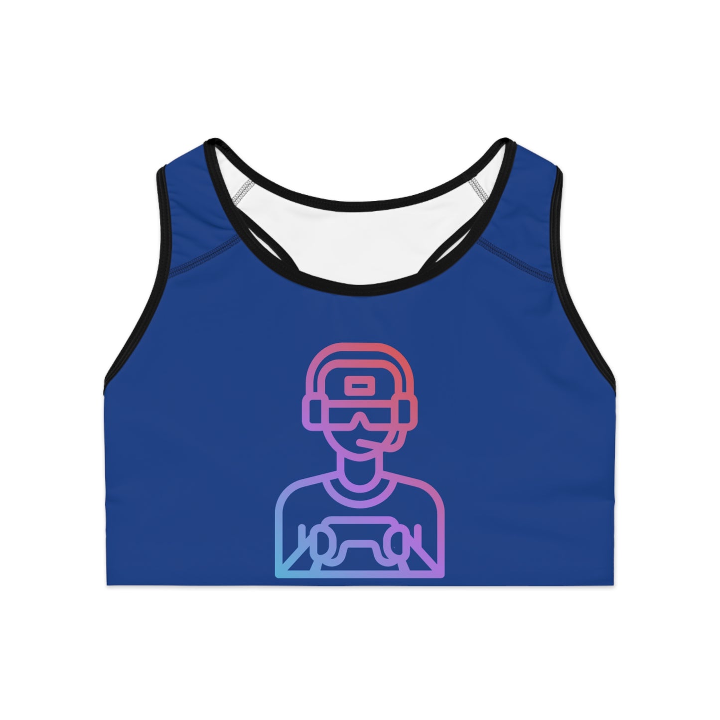 Sports Bra: Gaming Dark Blue