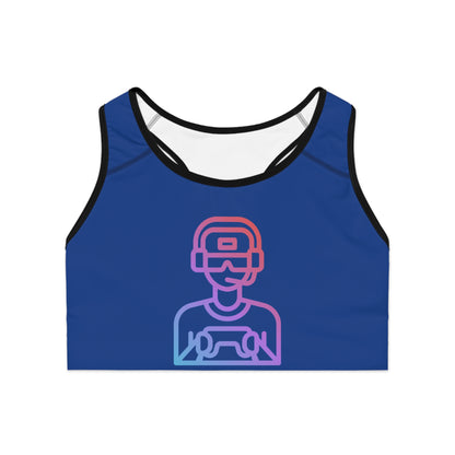 Sports Bra: Gaming Dark Blue