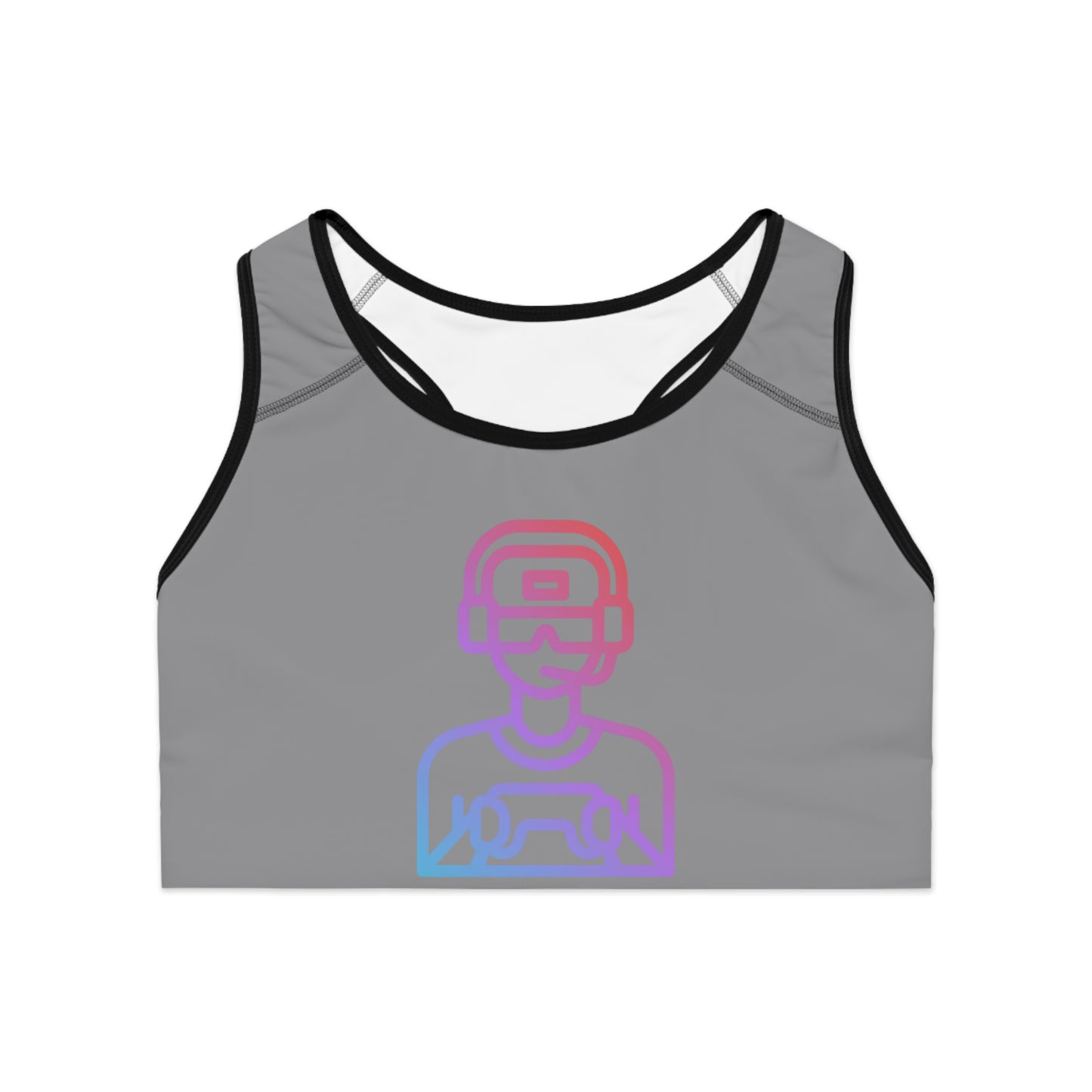 Sports Bra: Gaming Grey