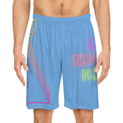 Basketball Shorts: Bowling Lite Blue