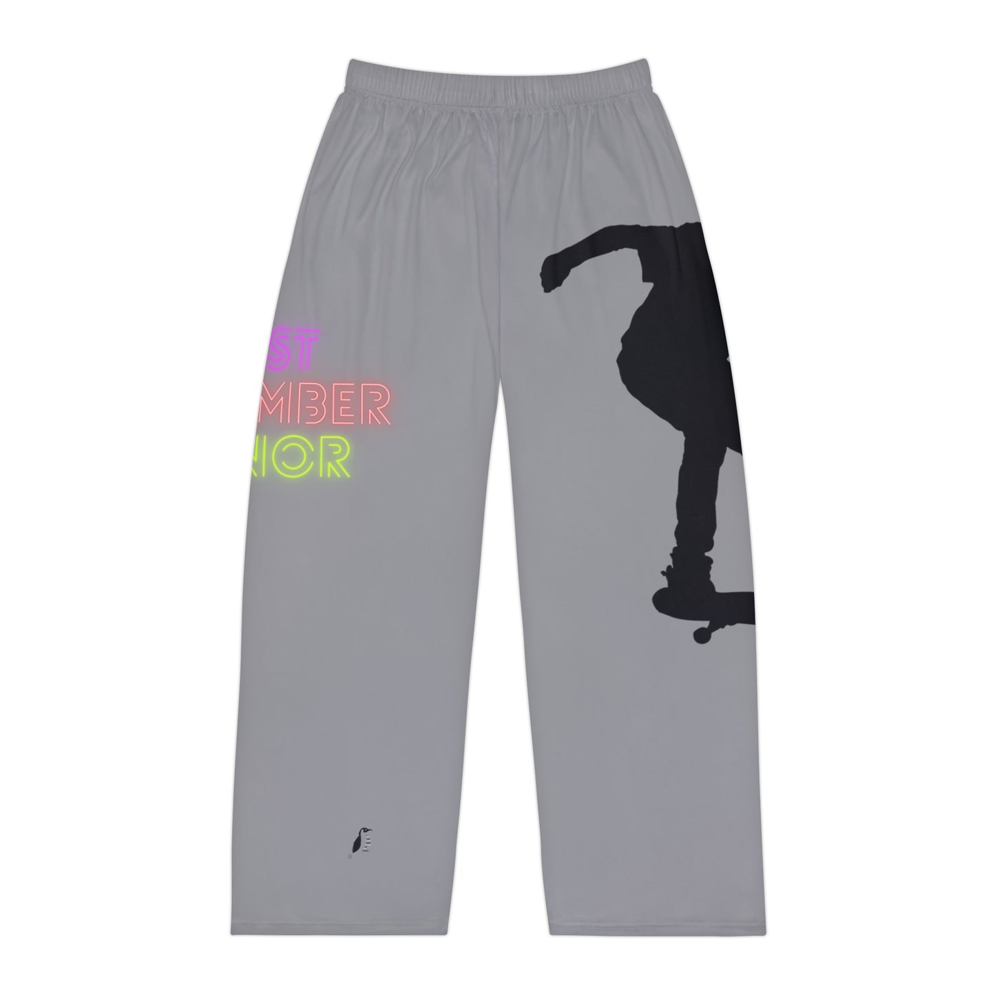 Men's Pajama Pants: Skateboarding Grey