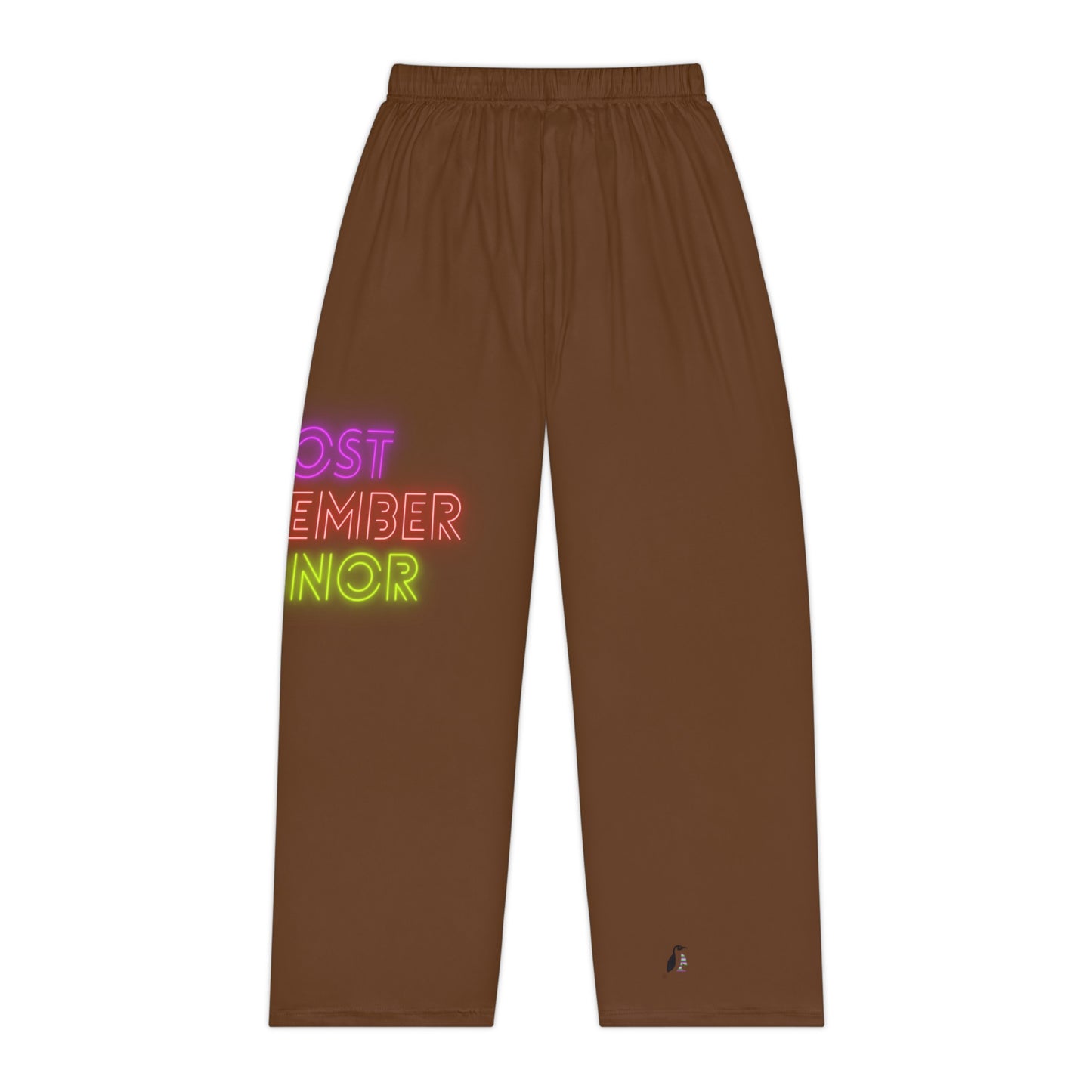 Women's Pajama Pants: Lost Remember Honor Brown