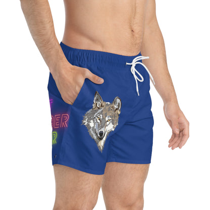 Swim Trunks: Wolves Dark Blue