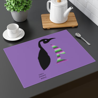 Placemat, 1pc: Crazy Penguin World Logo Lite Purple