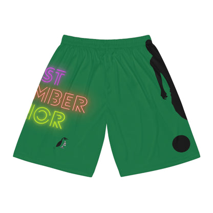 Basketball Shorts: Soccer Dark Green