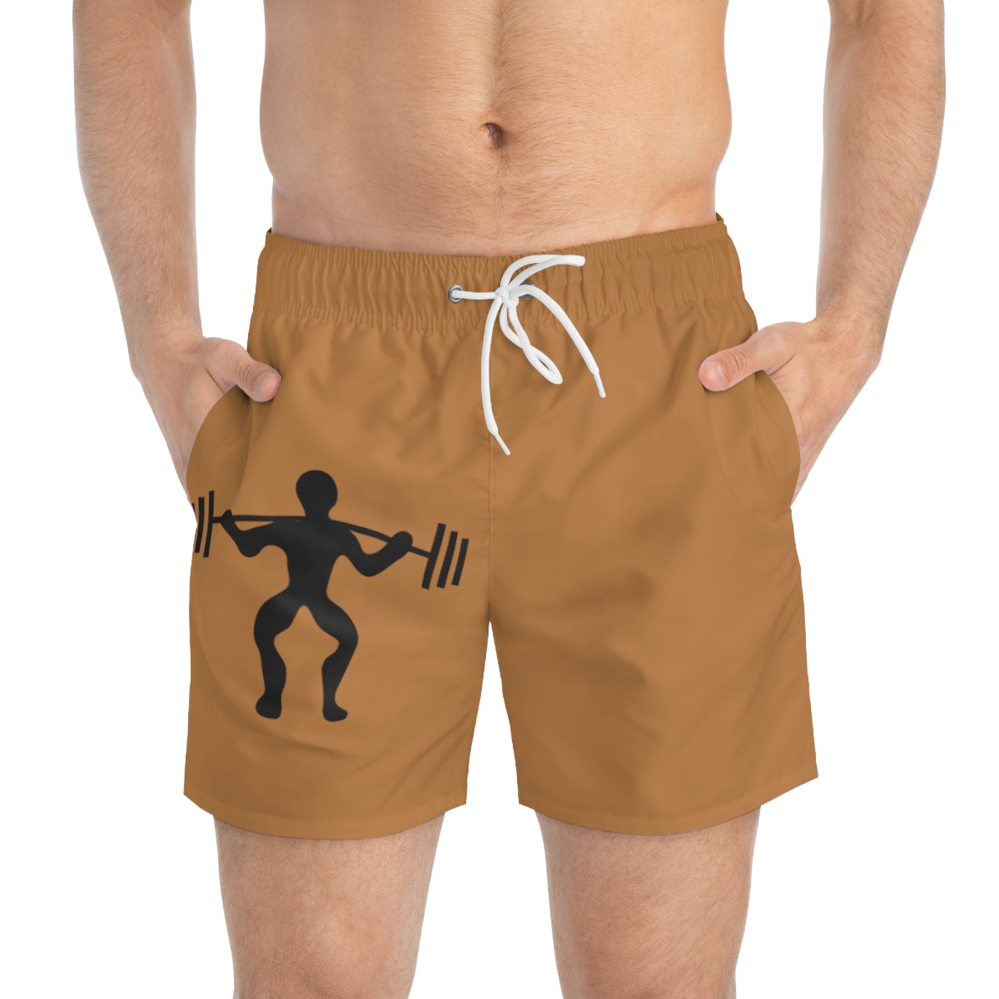 Swim Trunks: Weightlifting Lite Brown