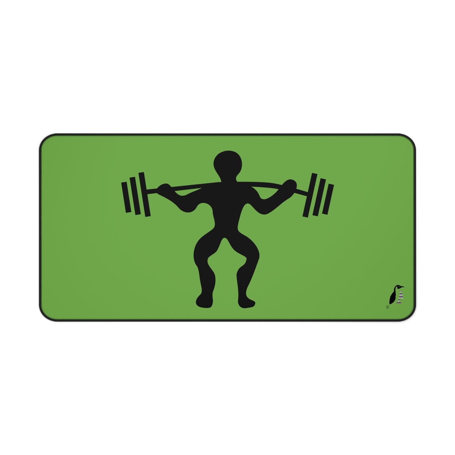 Desk Mat: Weightlifting Green