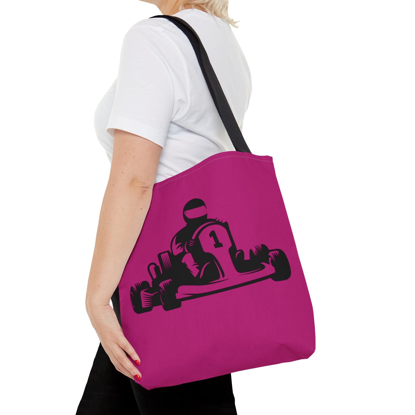 Tote Bag: Racing Pink