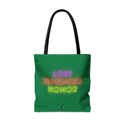 Tote Bag: Baseball Dark Green