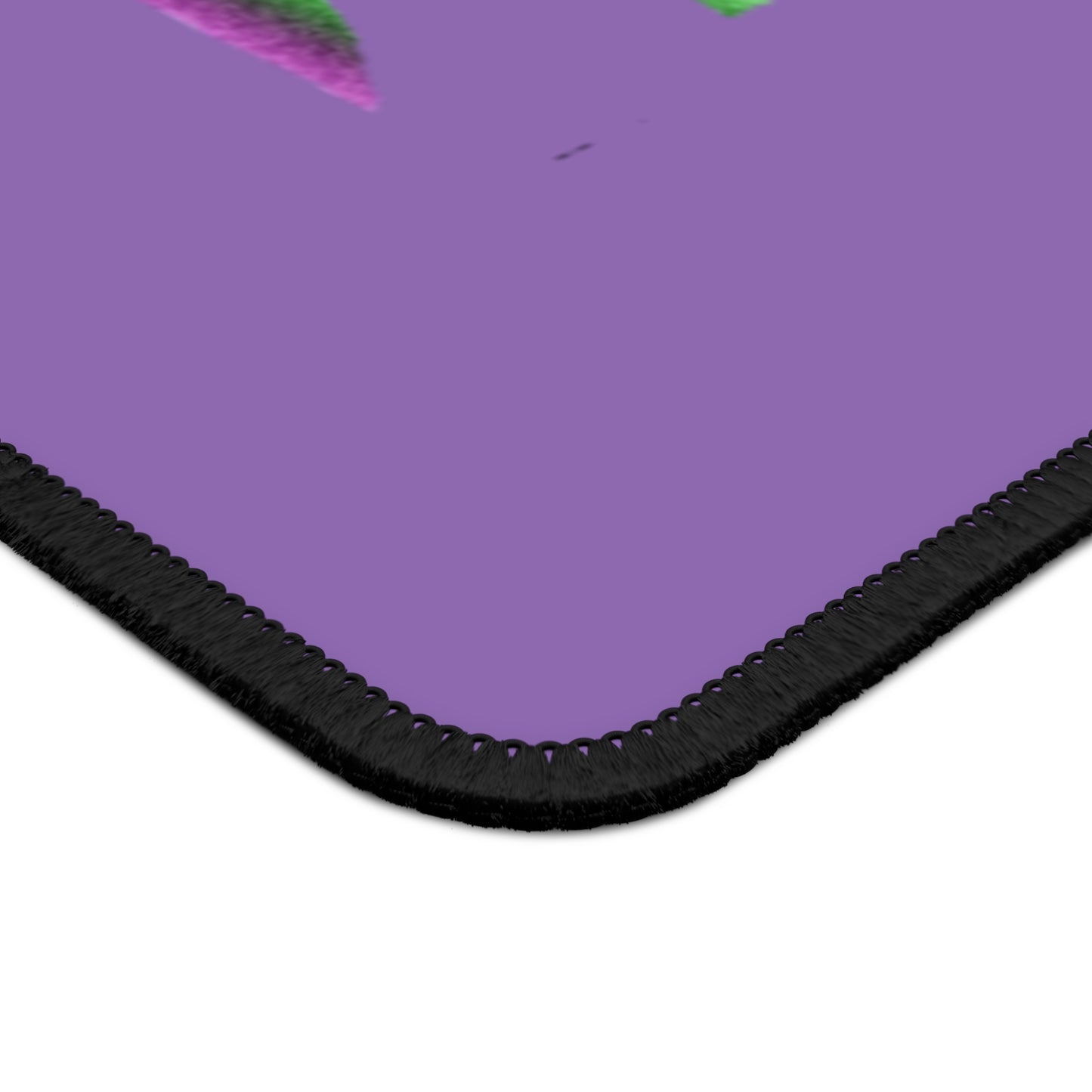 Gaming Mouse Pad: Crazy Penguin World Logo Lite Purple