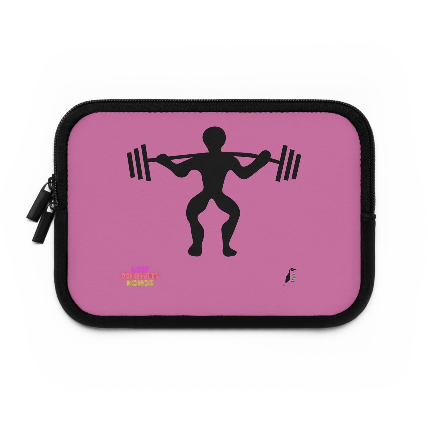 Laptop Sleeve: Weightlifting Lite Pink