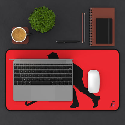 Desk Mat: Hockey Red