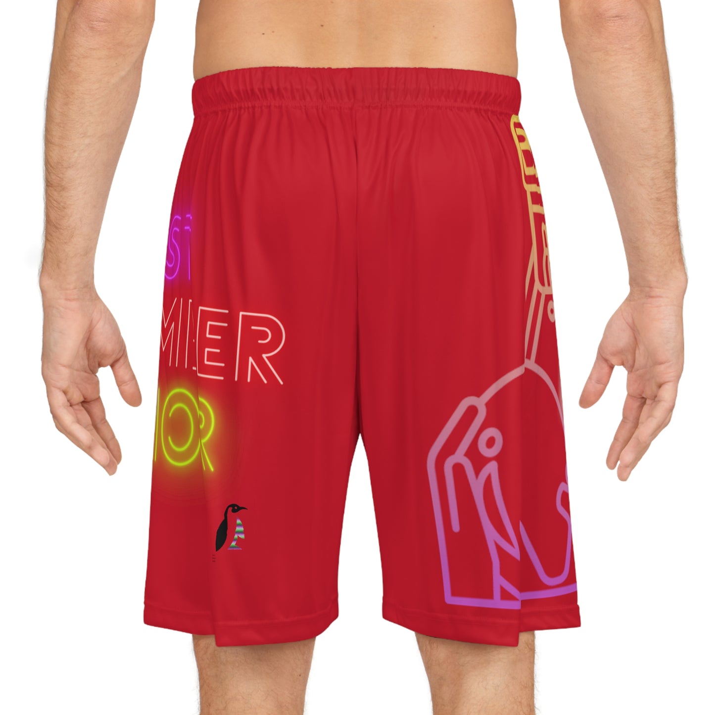 Basketball Shorts: Bowling Dark Red