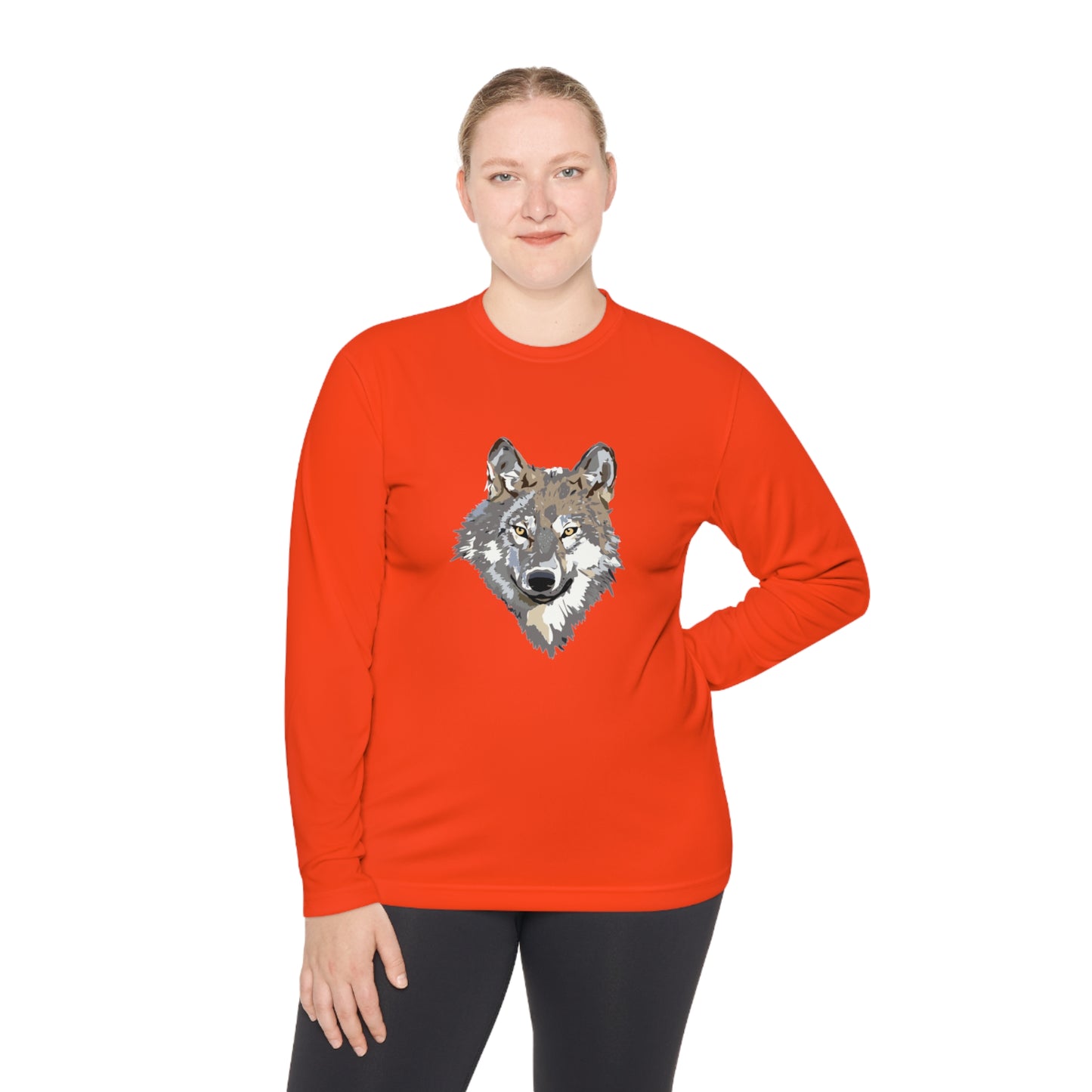 Lightweight Long Sleeve Tee: Wolves #1