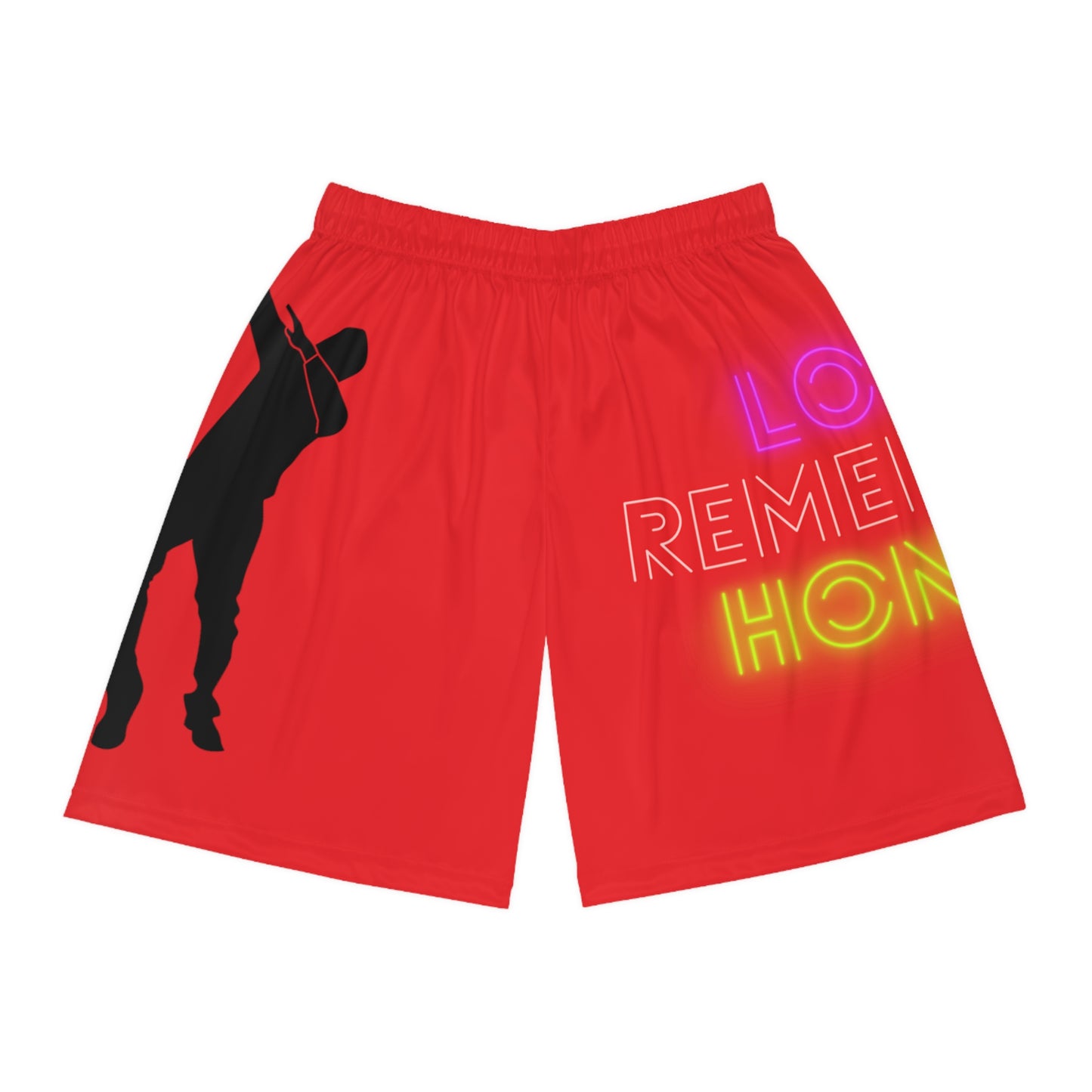 Basketball Shorts: Dance Red