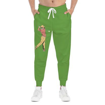 Athletic Joggers: Golf Green