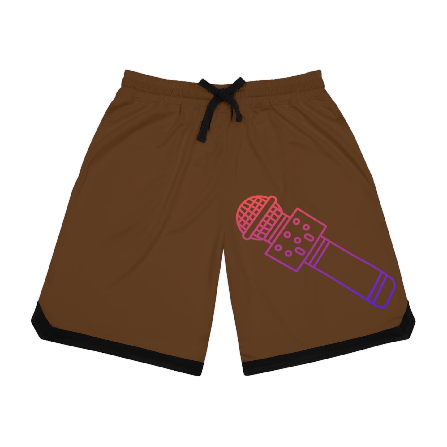 Basketball Rib Shorts: Music Brown