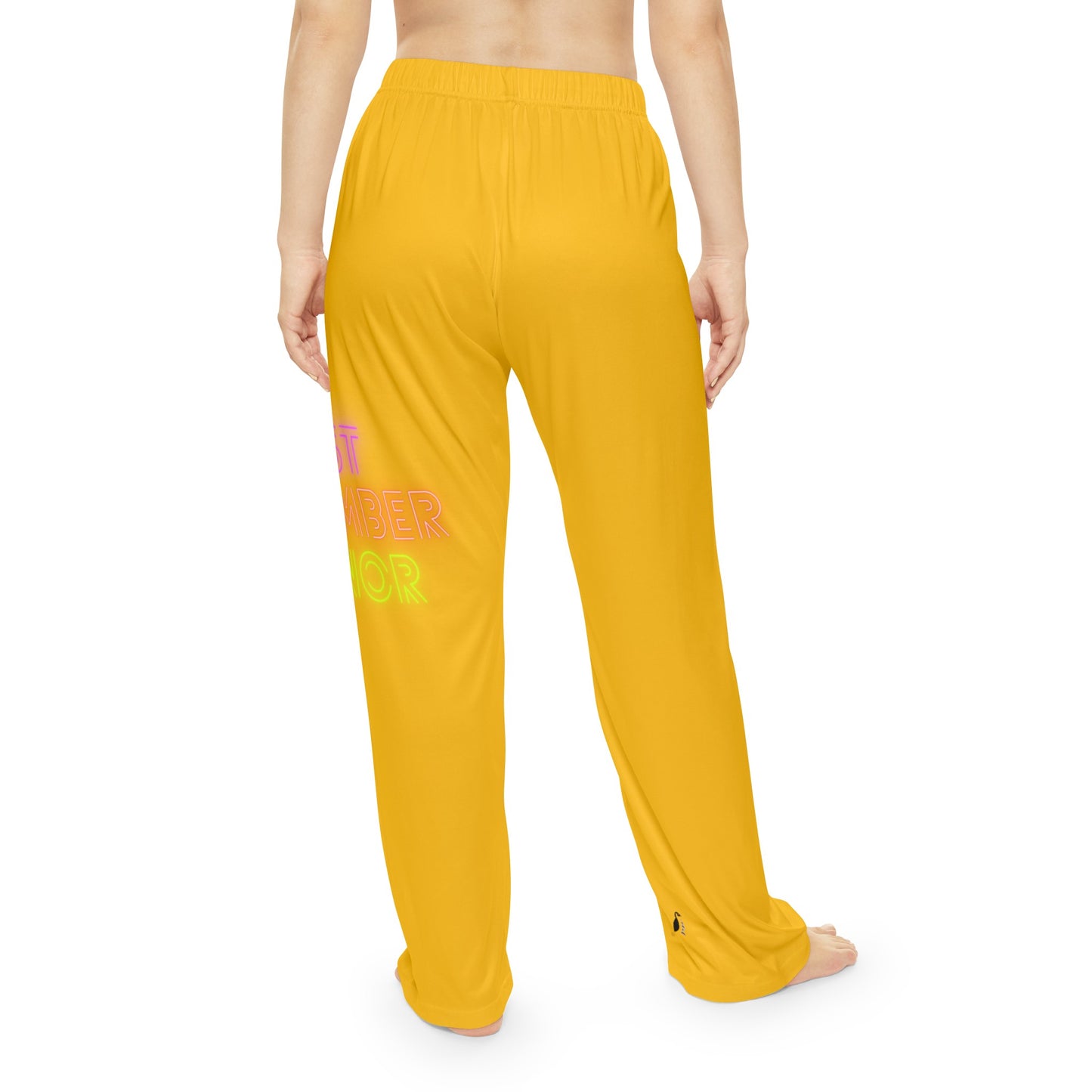 Women's Pajama Pants: Lost Remember Honor Yellow