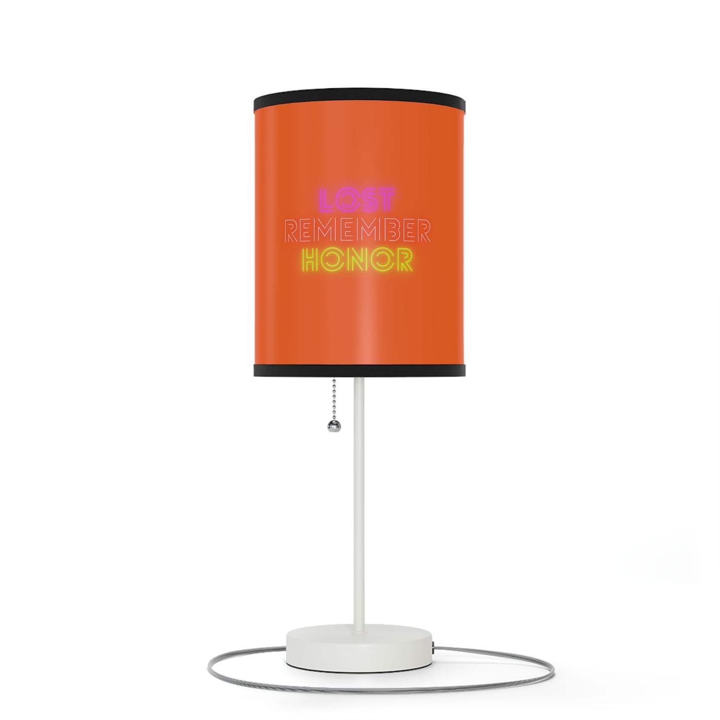 Lamp on a Stand, US|CA plug: Tennis Orange