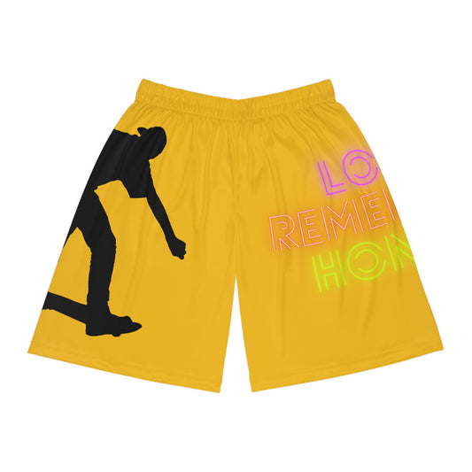 Basketball Shorts: Skateboarding Yellow