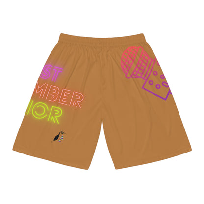 Basketball Shorts: Music Lite Brown