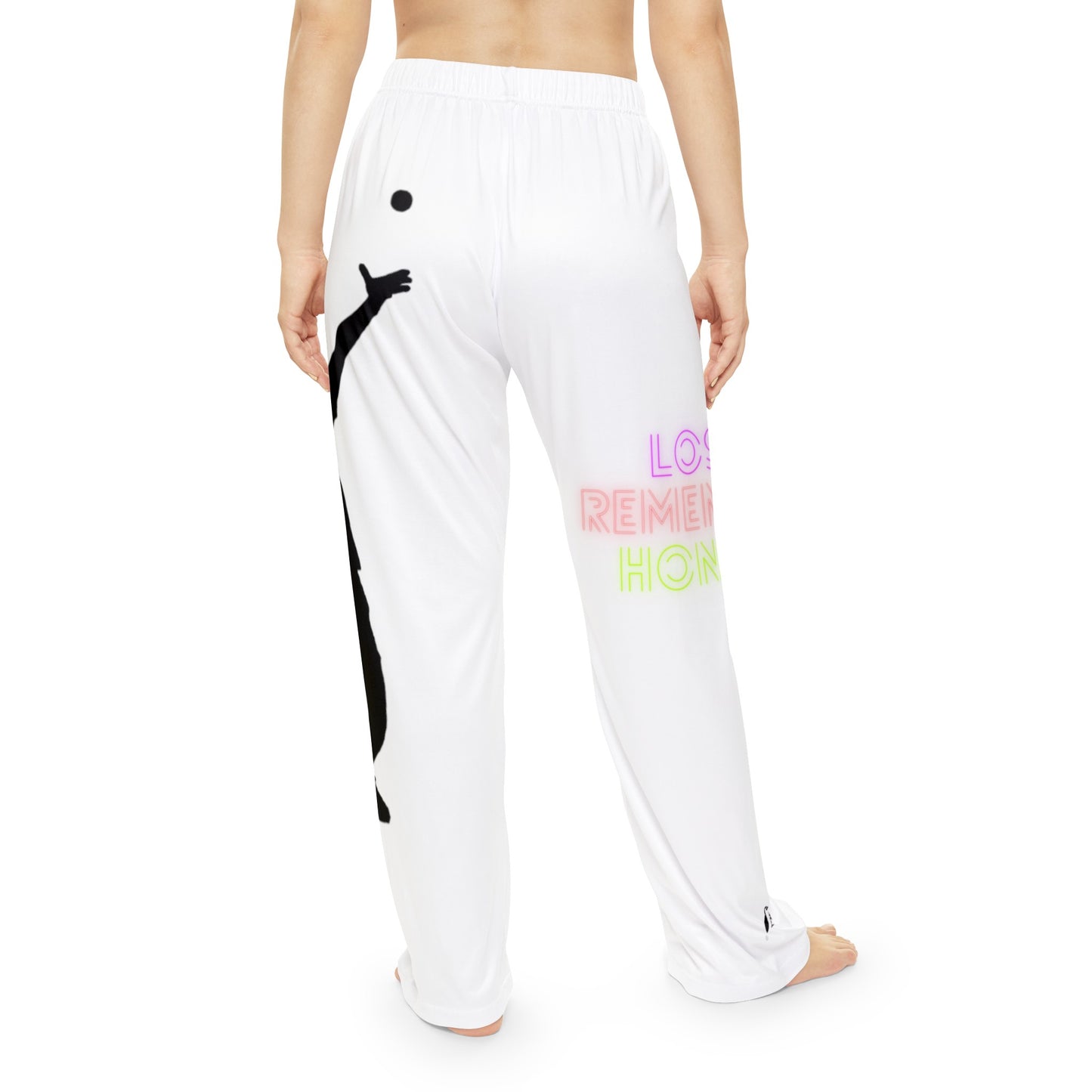 Women's Pajama Pants: Tennis White