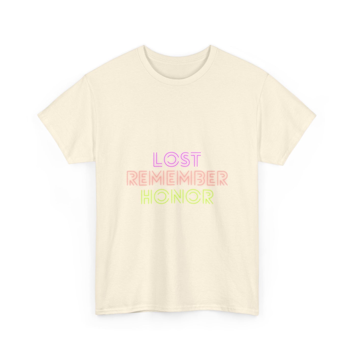 Heavy Cotton Tee: Lost Remember Honor #1