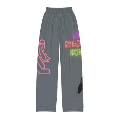 Kids Pajama Pants: Fight Cancer Dark Grey