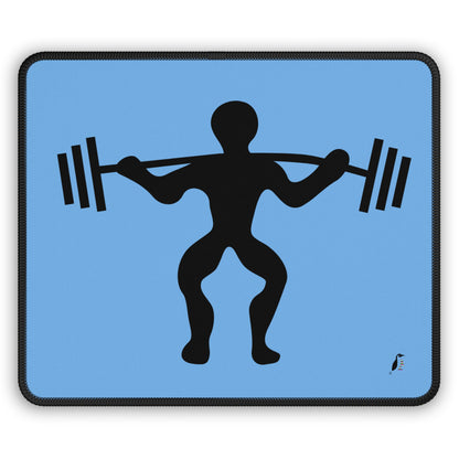 Gaming Mouse Pad: Weightlifting Lite Blue