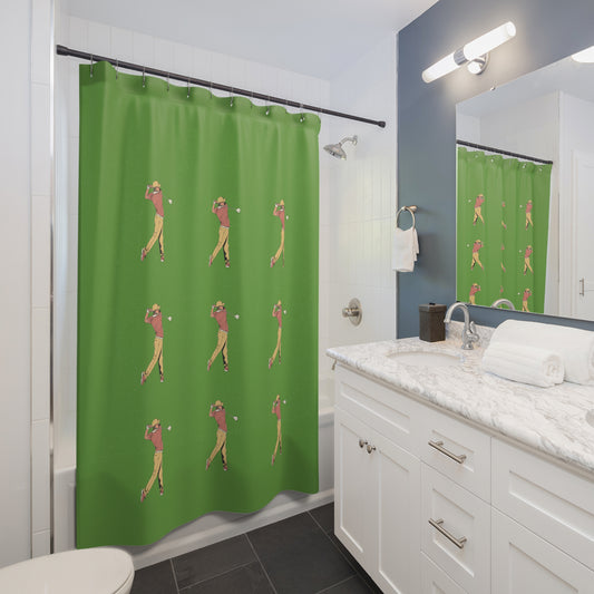 Shower Curtains: #2 Golf Green